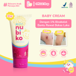 Nubiko Baby Cream 50 gr dengan Bisabolol Sunflower Oil Aloevera Cream Anak Bebas Bekas Luka