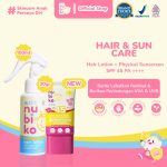 Nubiko Hair & Sun Care - Nubiko Hair Lotion 100 ml & Nubiko Physical Sunscreen SPF 45 PA ++++ 30ml