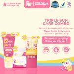 Nubiko Triple Sun Care - Nubiko Essential Soothe 14,5gr, Hydra Gentle Body Lotion 100ml & Physical Sunscreen SPF 45 PA ++++ 30ml