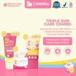 Nubiko Triple Sun Care - Nubiko Essential Soothe 30gr, Hydra Gentle Body Lotion 100ml & Physical Sunscreen SPF 45 PA ++++ 30ml